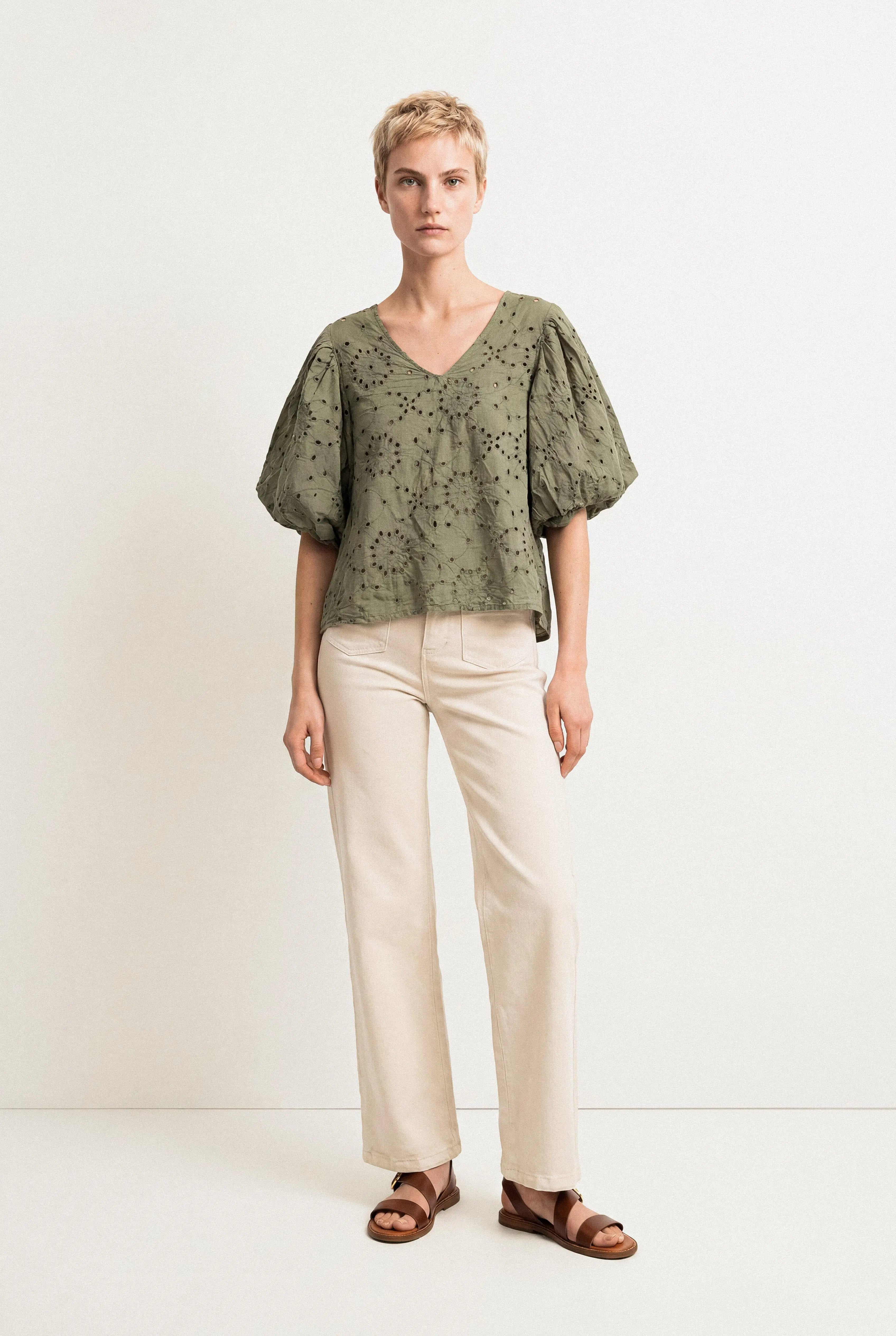 BLOUSE BRODERIE ANGLAISE SUZANNE