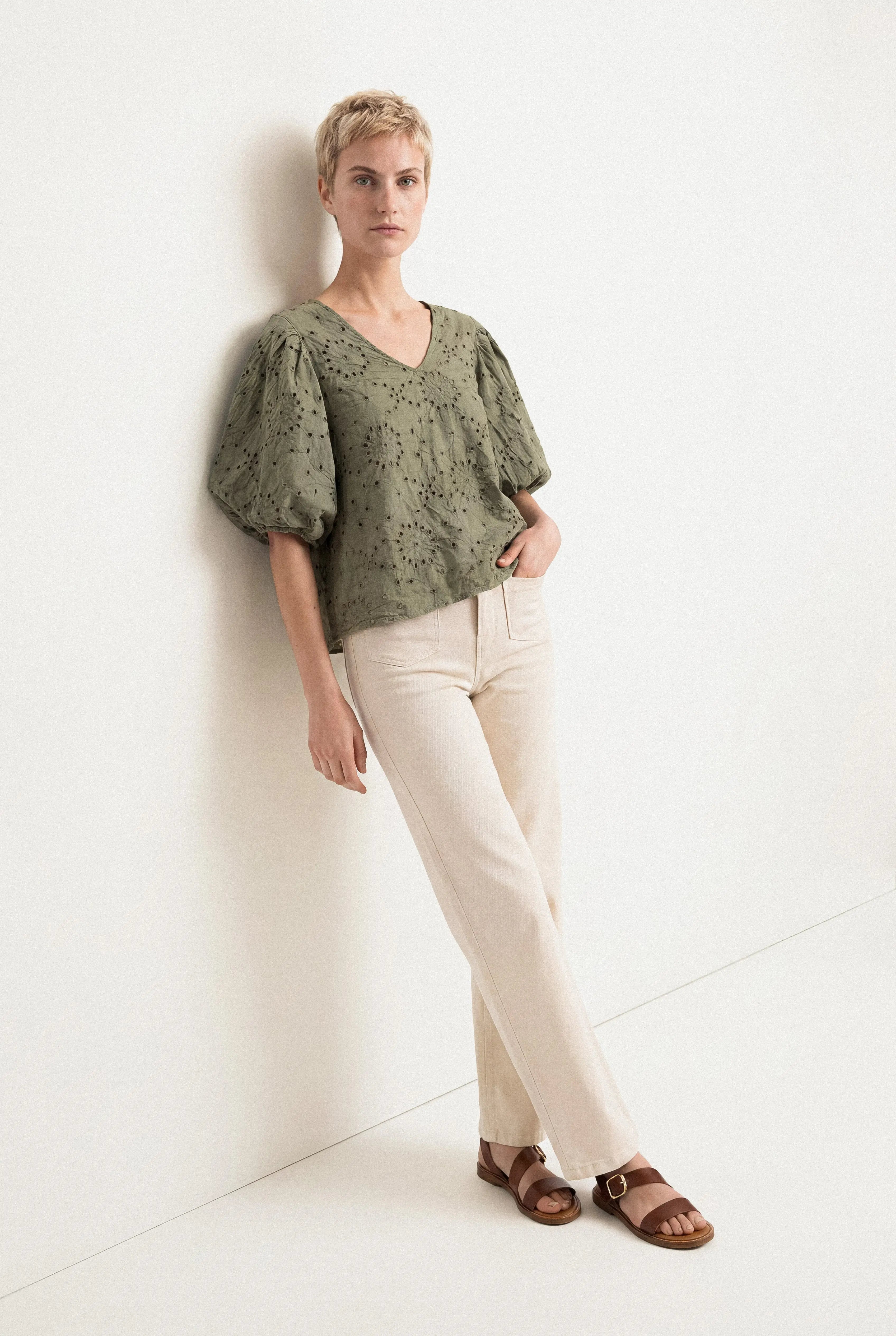 BLOUSE BRODERIE ANGLAISE SUZANNE