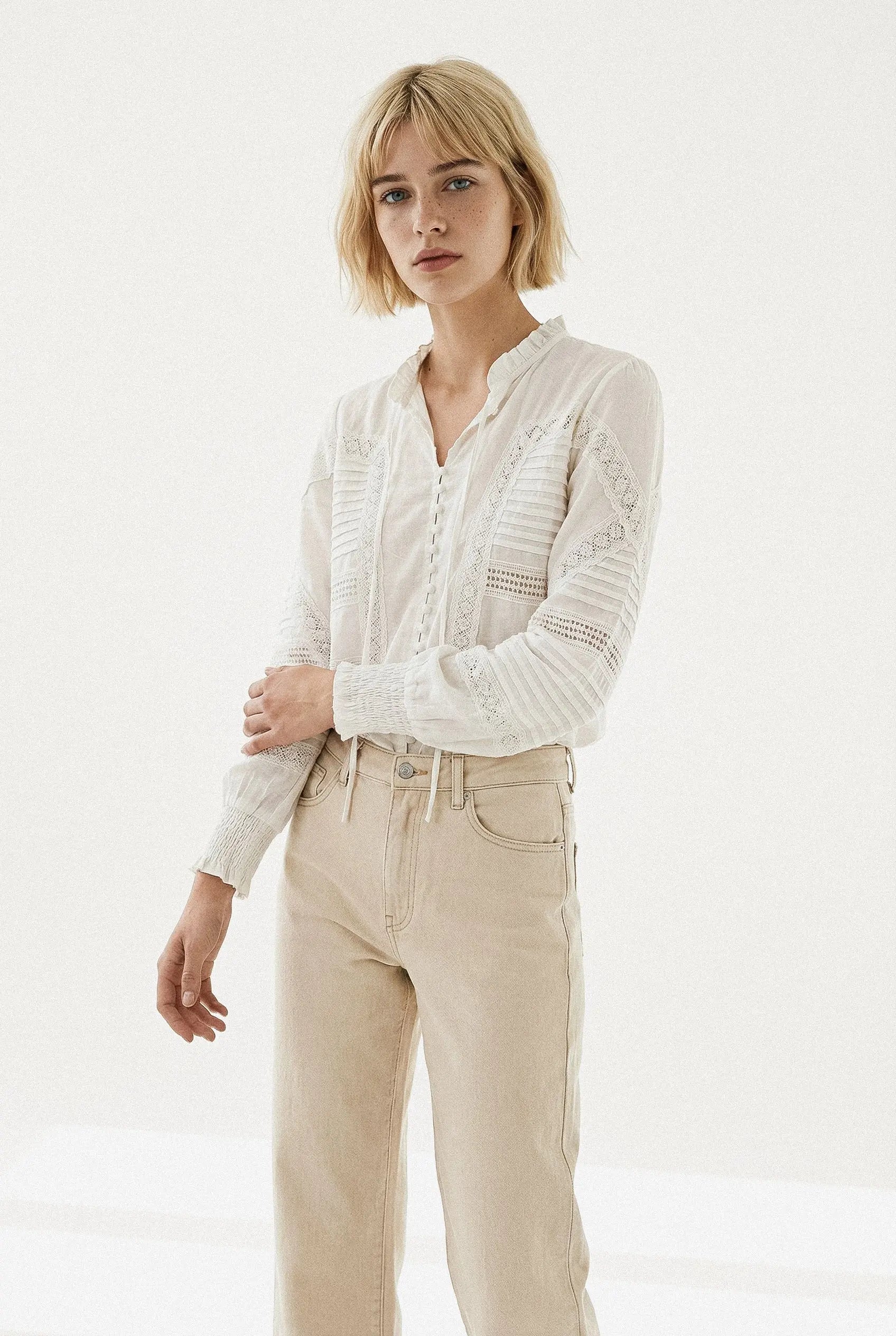 BLOUSE DENTELLE ALMA Not specified