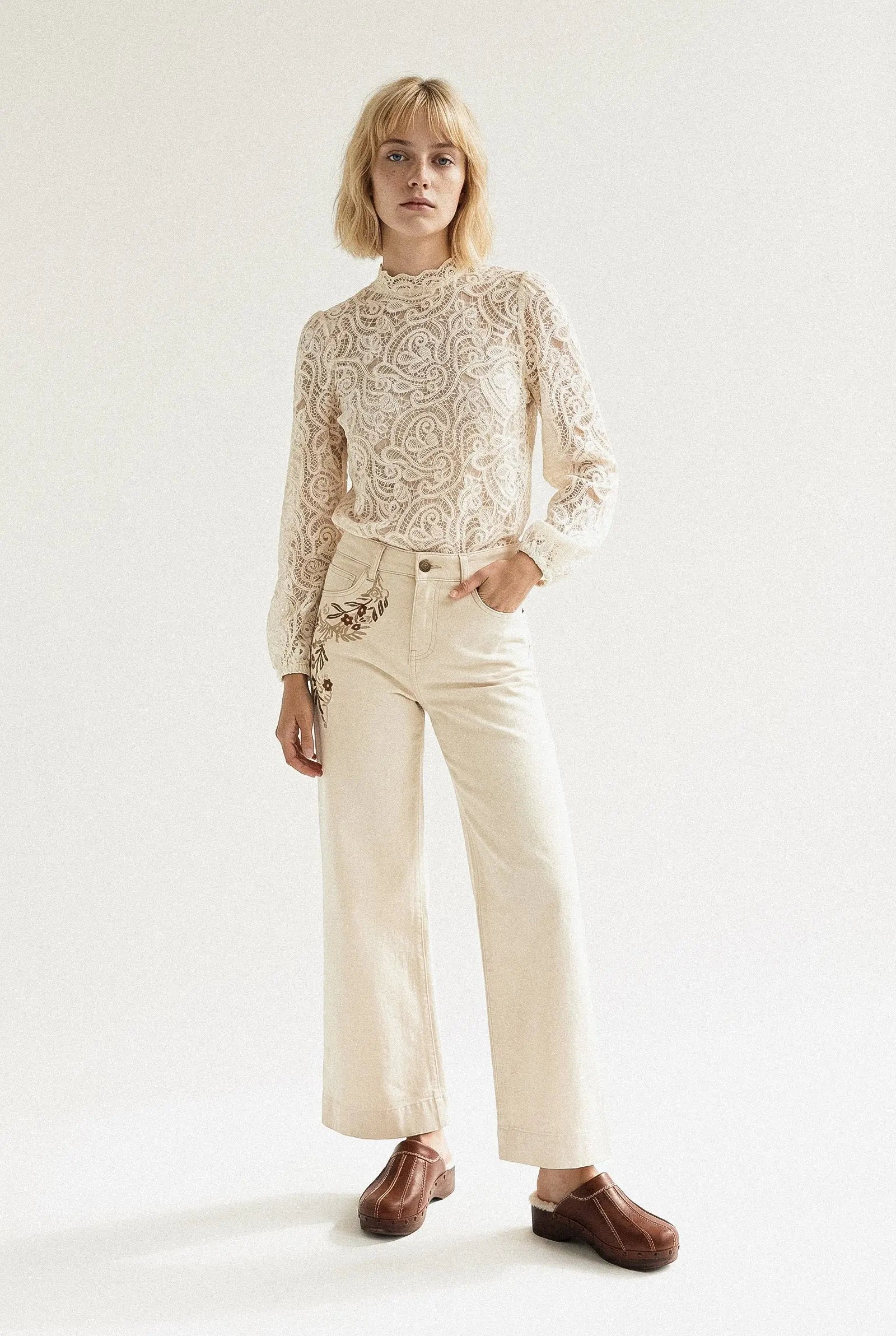 BLOUSE DENTELLE ÉLISA Not specified