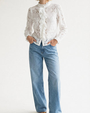 BLOUSE VOLANTS CLÉMENTINE Not specified