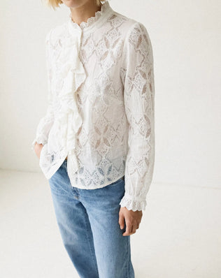 BLOUSE VOLANTS CLÉMENTINE Not specified