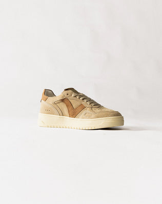 Baskets Seul – Cuir Fendu Bicolore RDG