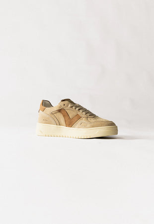 Baskets Seul – Cuir Fendu Bicolore RDG