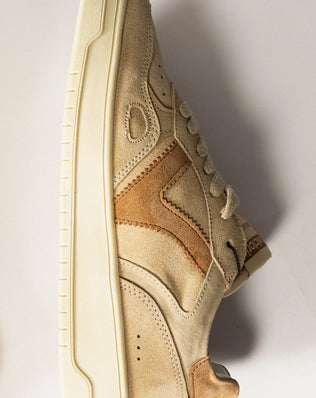 Baskets Seul – Cuir Fendu Bicolore RDG