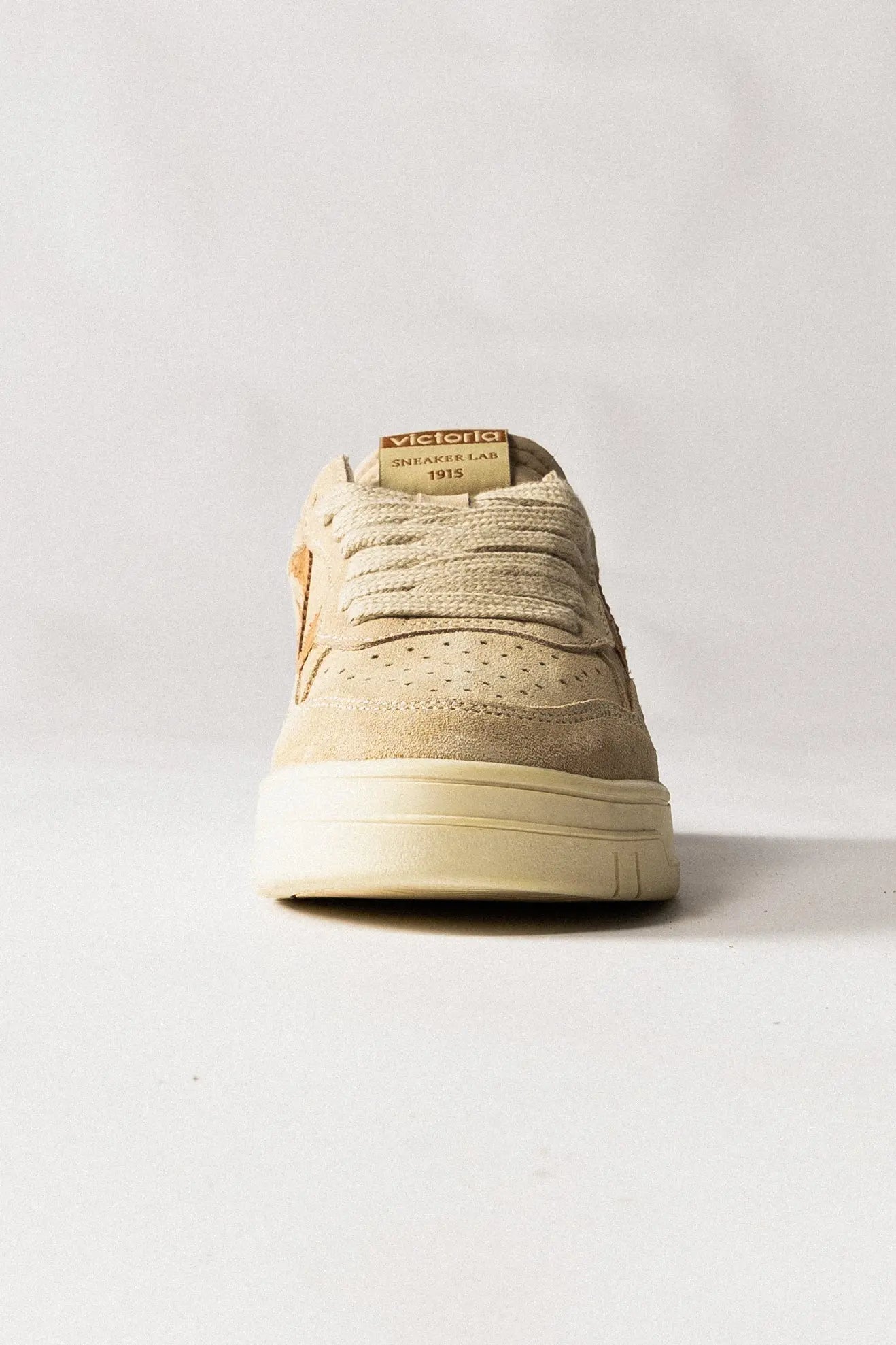 Baskets Seul – Cuir Fendu Bicolore RDG