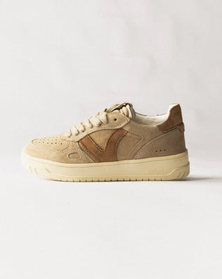 Baskets Seul – Cuir Fendu Bicolore RDG