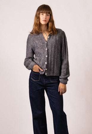 CARDIGAN EN MAILLE CLAIRE RDG
