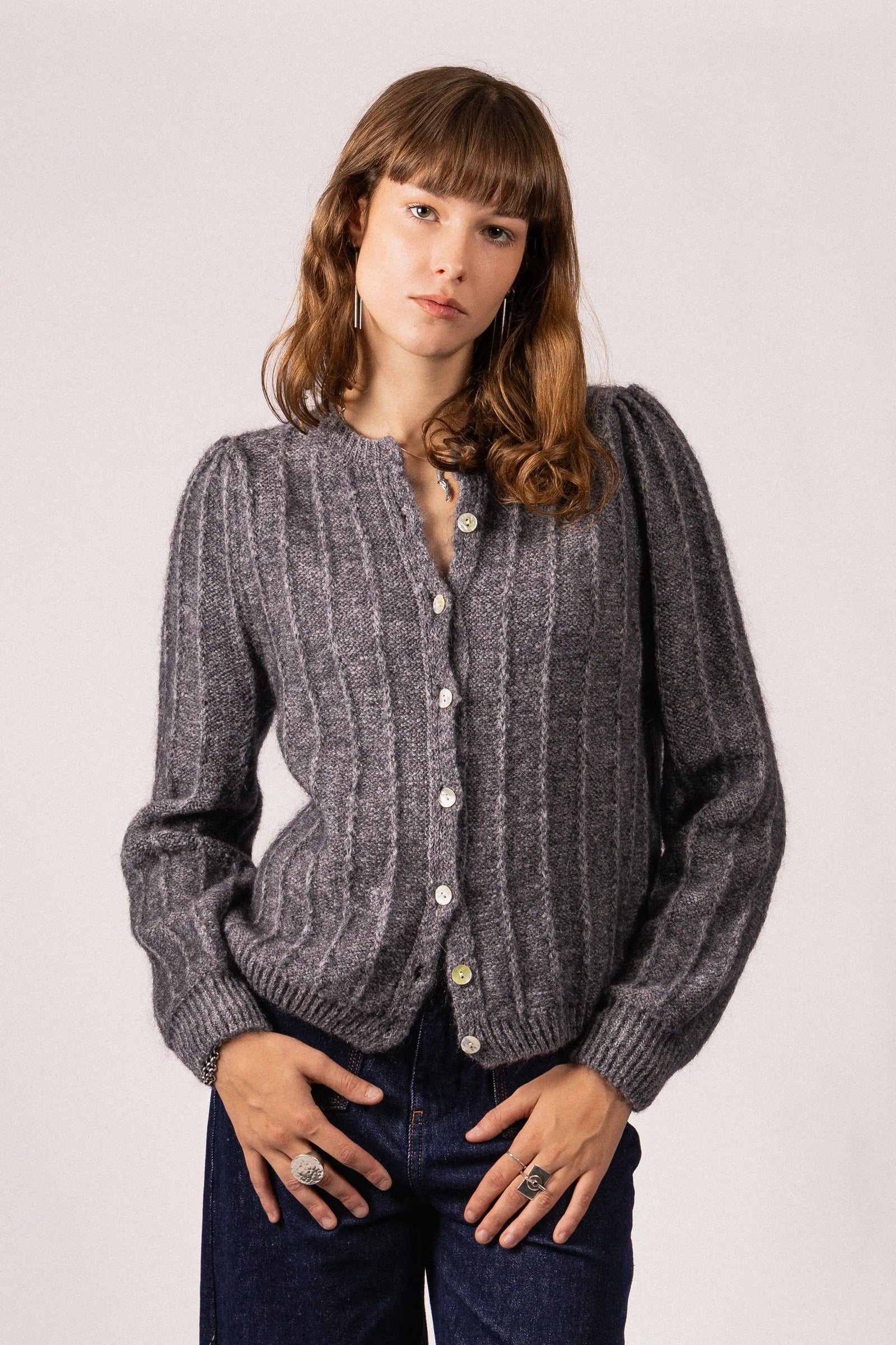 CARDIGAN EN MAILLE CLAIRE RDG