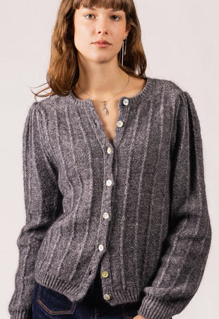 CARDIGAN EN MAILLE CLAIRE RDG