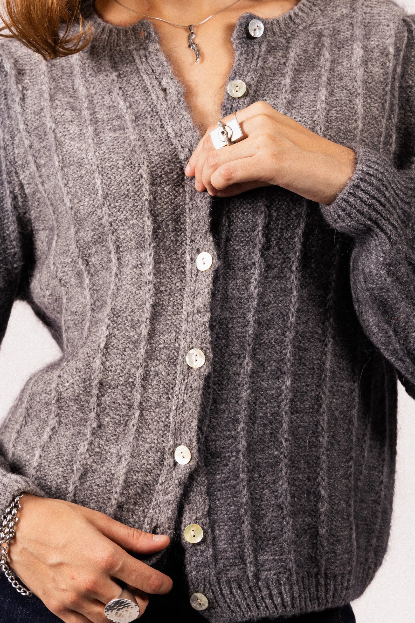 CARDIGAN EN MAILLE CLAIRE RDG