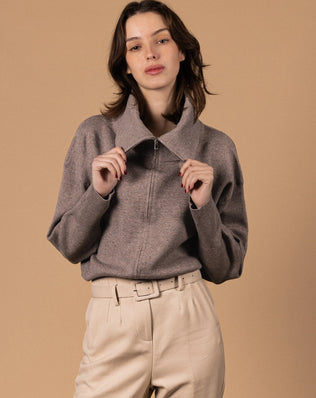 CARDIGAN ZIPPÉ SOLÈNE RDG