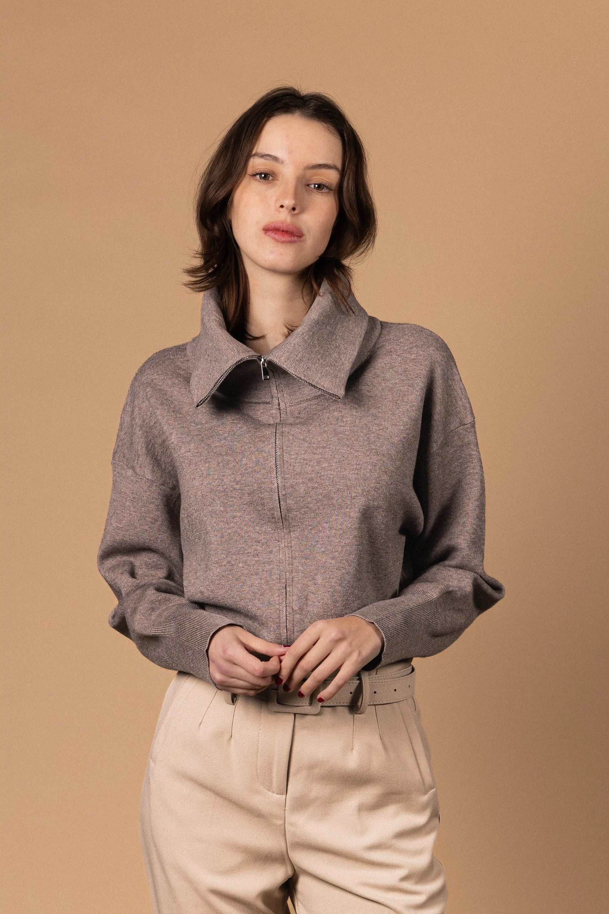 CARDIGAN ZIPPÉ SOLÈNE RDG