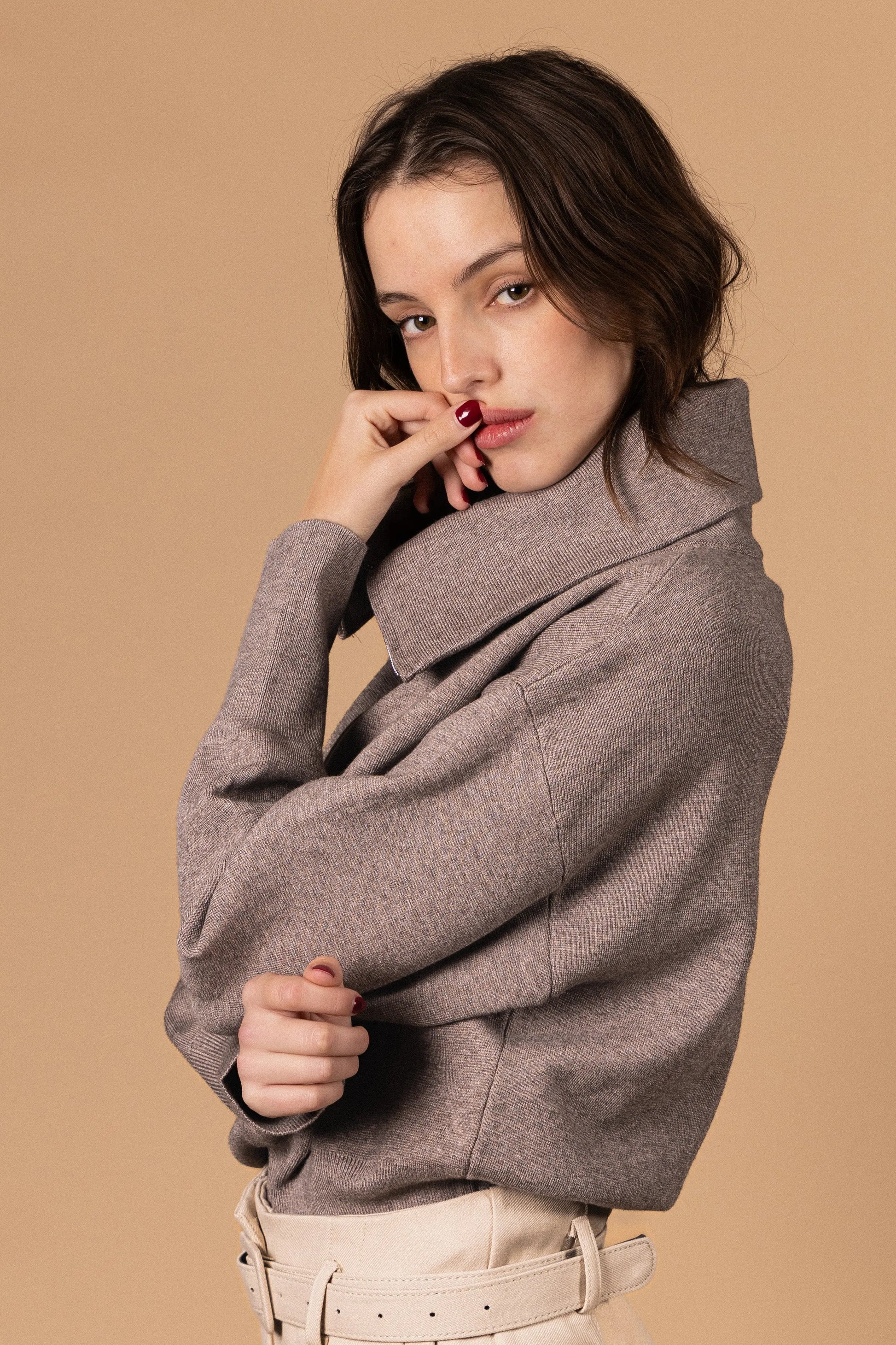 CARDIGAN ZIPPÉ SOLÈNE RDG