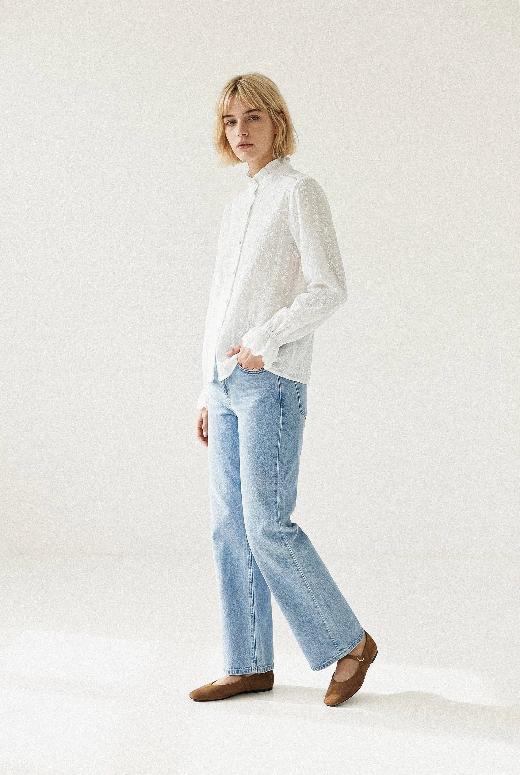 CHEMISE BRODÉE CLÉMENCE Not specified