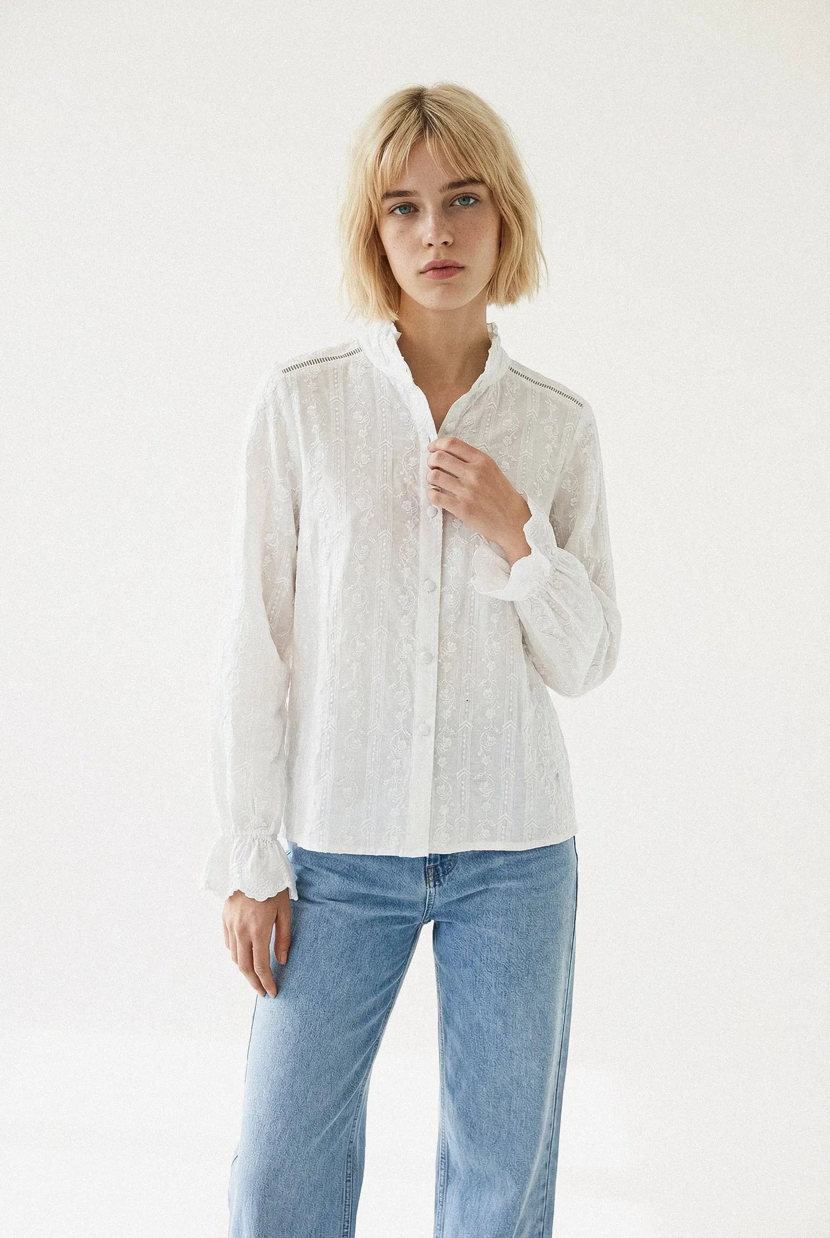 CHEMISE BRODÉE CLÉMENCE Not specified