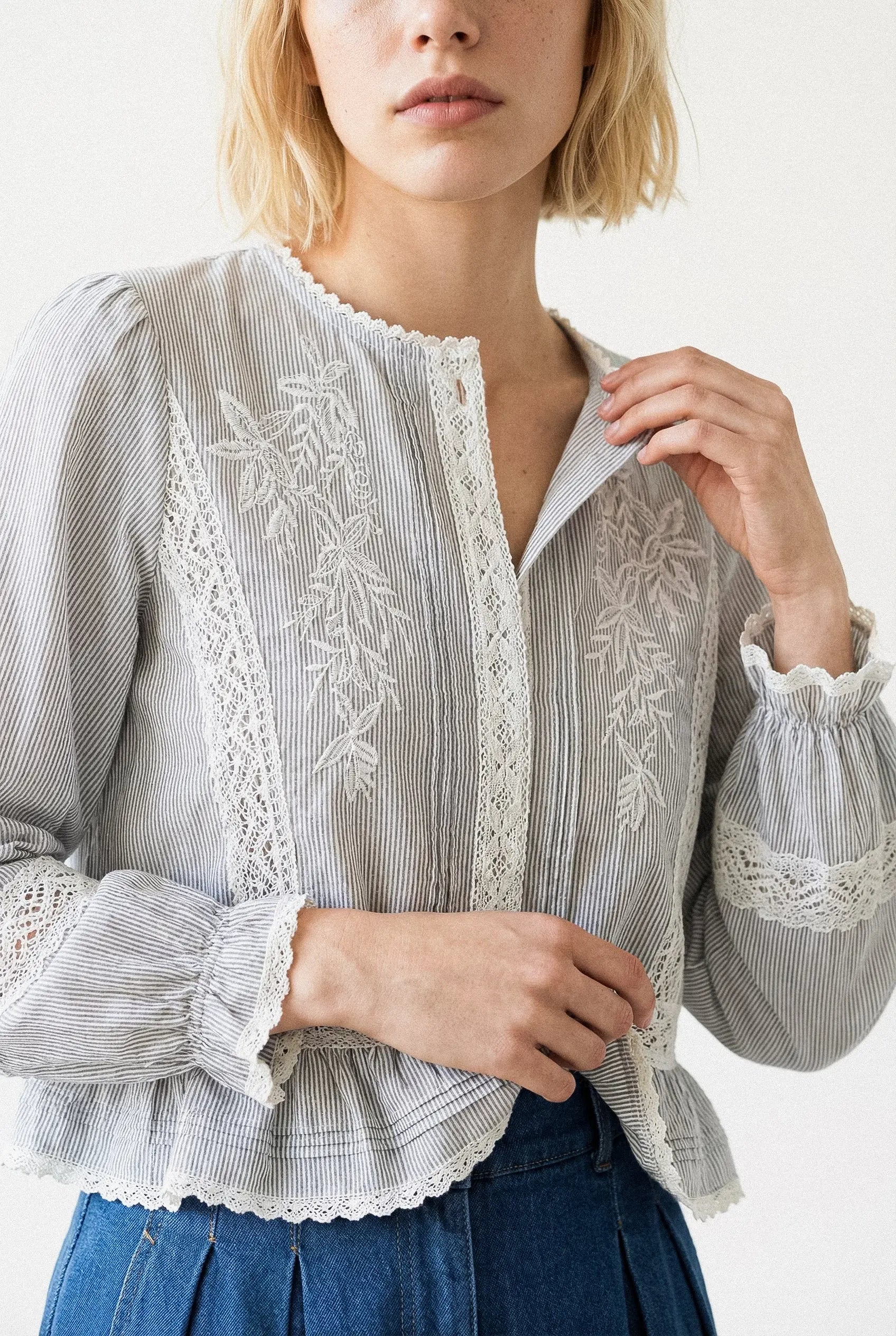 CHEMISE BRODÉE CLÉMENCE Not specified