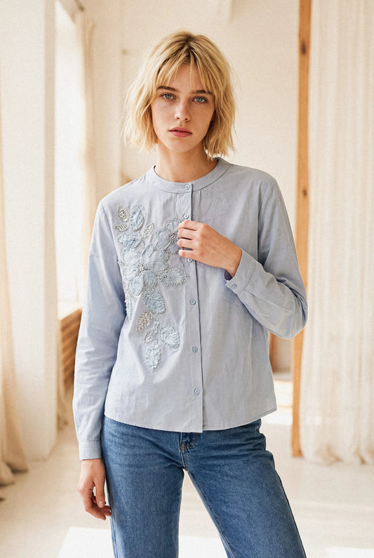 CHEMISE BRODÉE INÈS