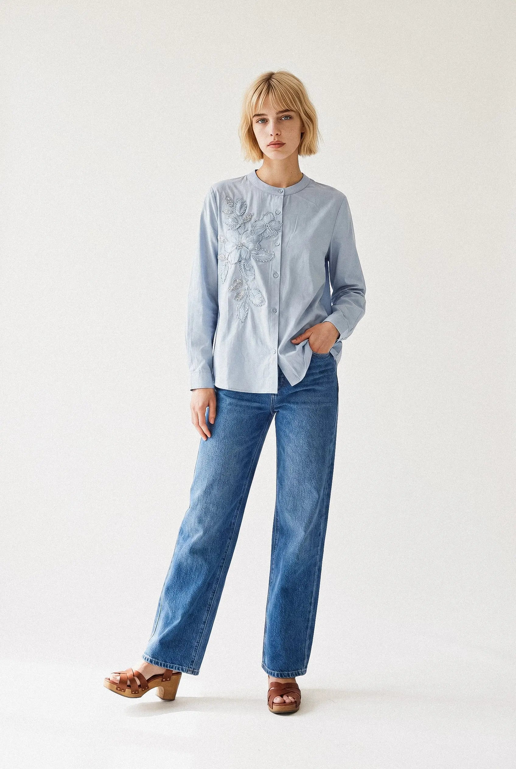 CHEMISE BRODÉE INÈS