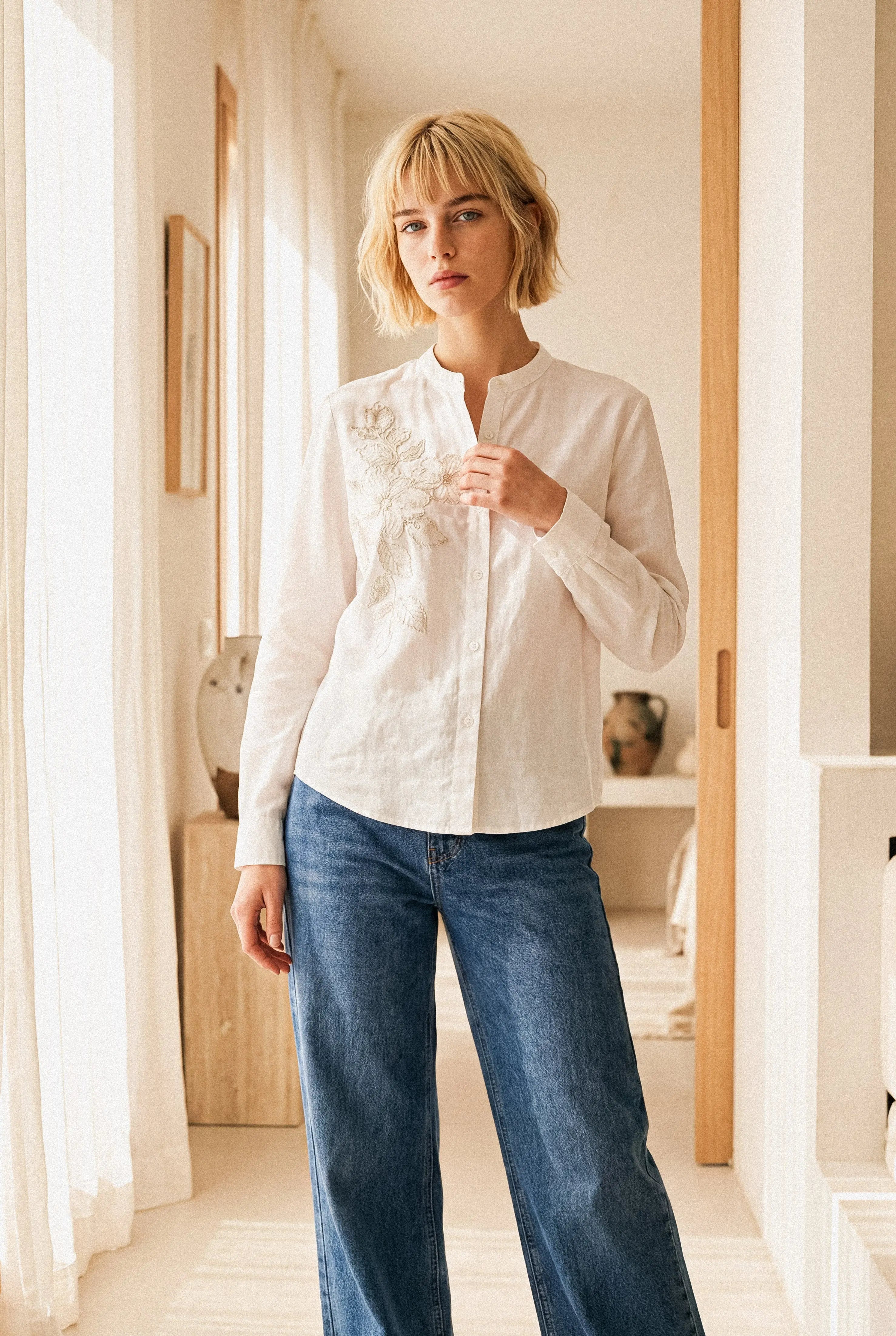 CHEMISE BRODÉE INÈS