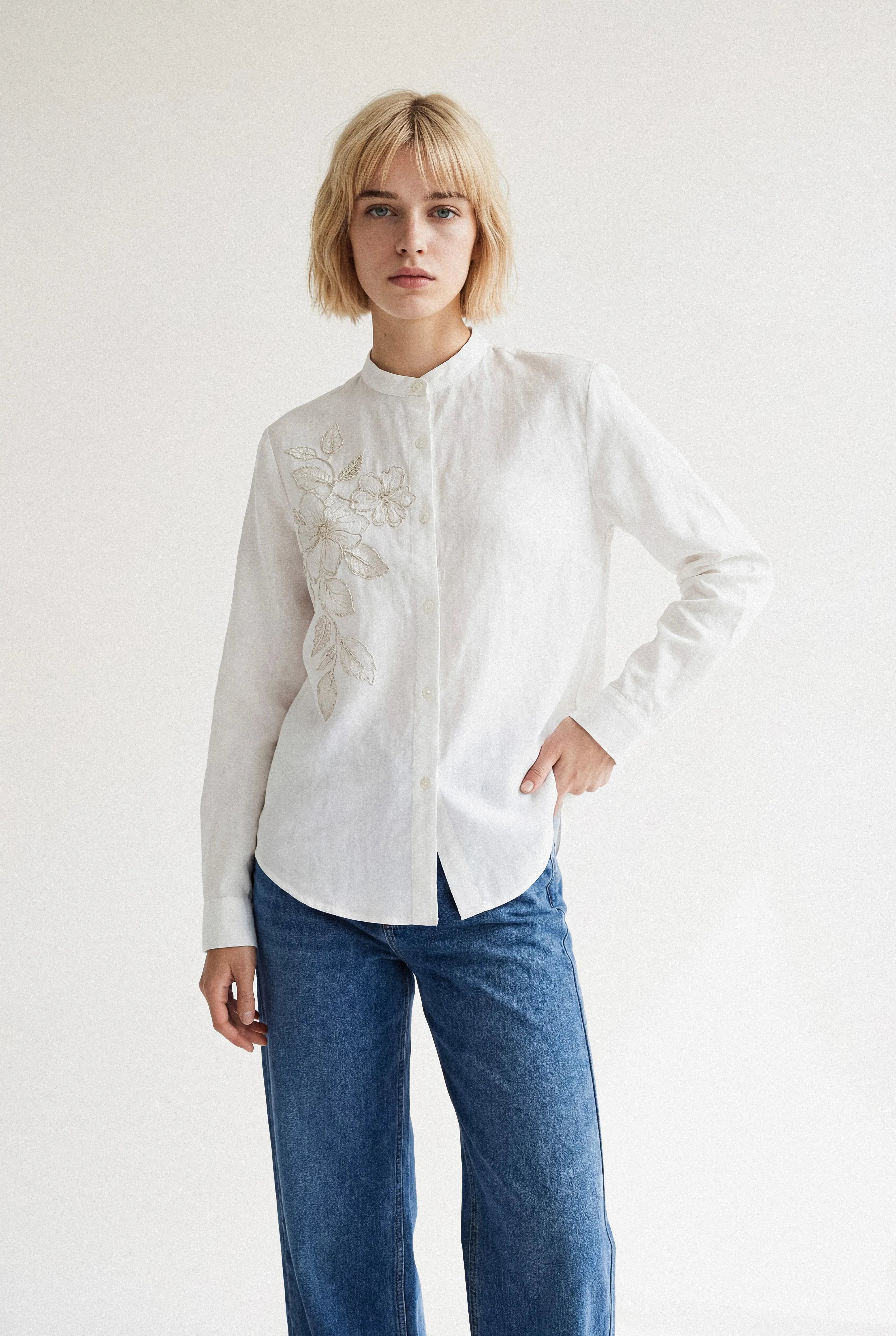 CHEMISE BRODÉE INÈS