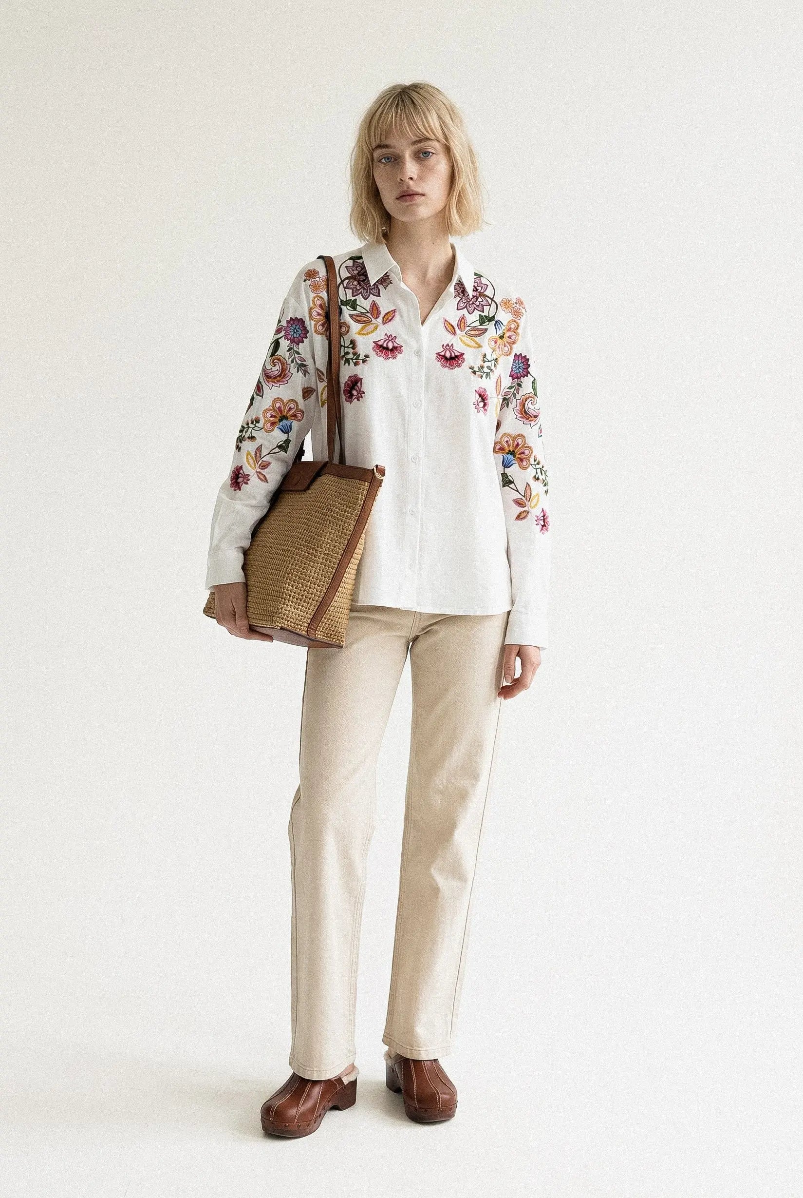 CHEMISE BRODÉE IRIS Not specified