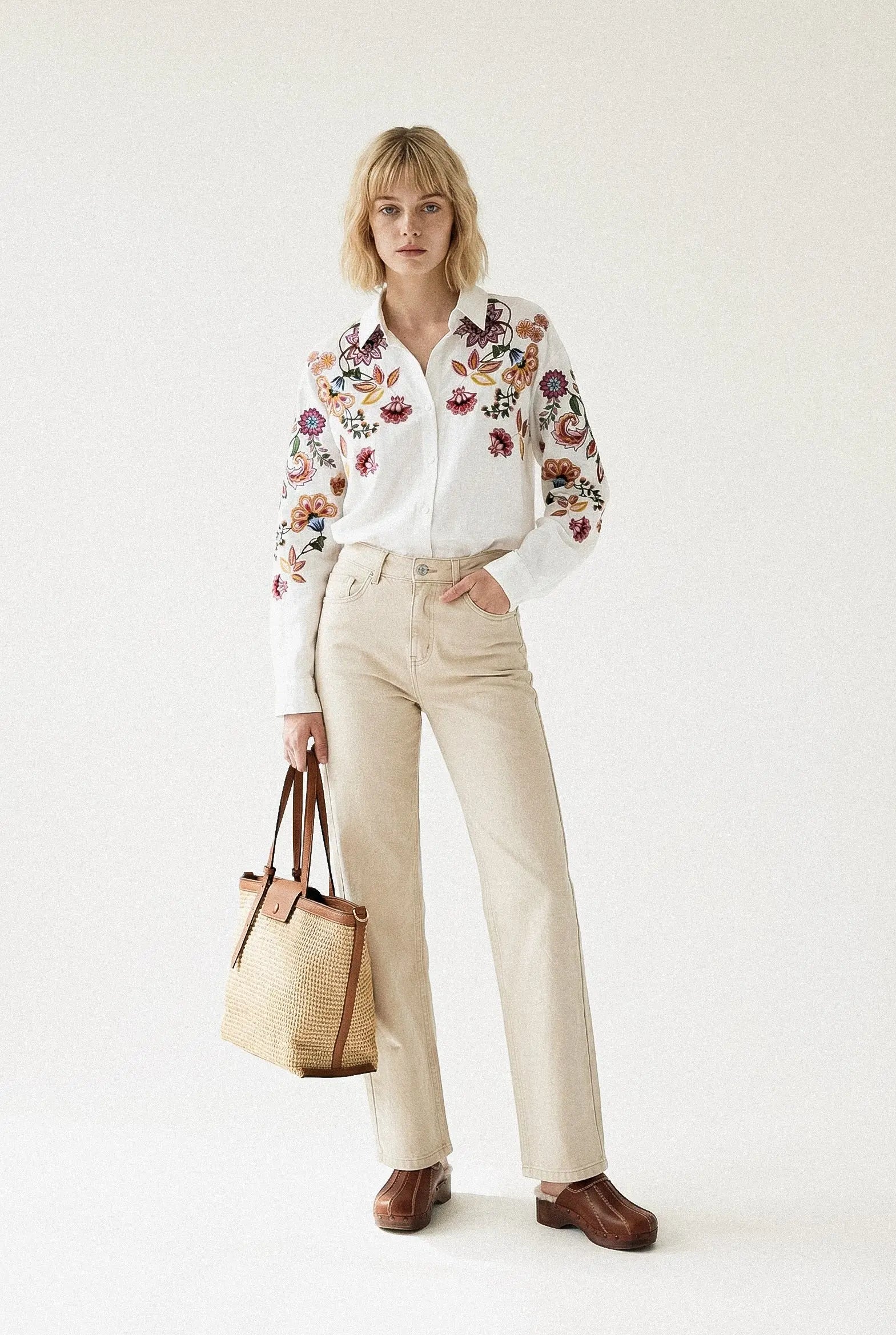 CHEMISE BRODÉE IRIS Not specified