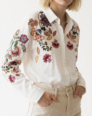 CHEMISE BRODÉE IRIS Not specified
