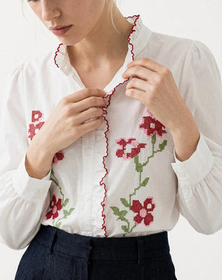 CHEMISE BRODÉE PAULINE Not specified