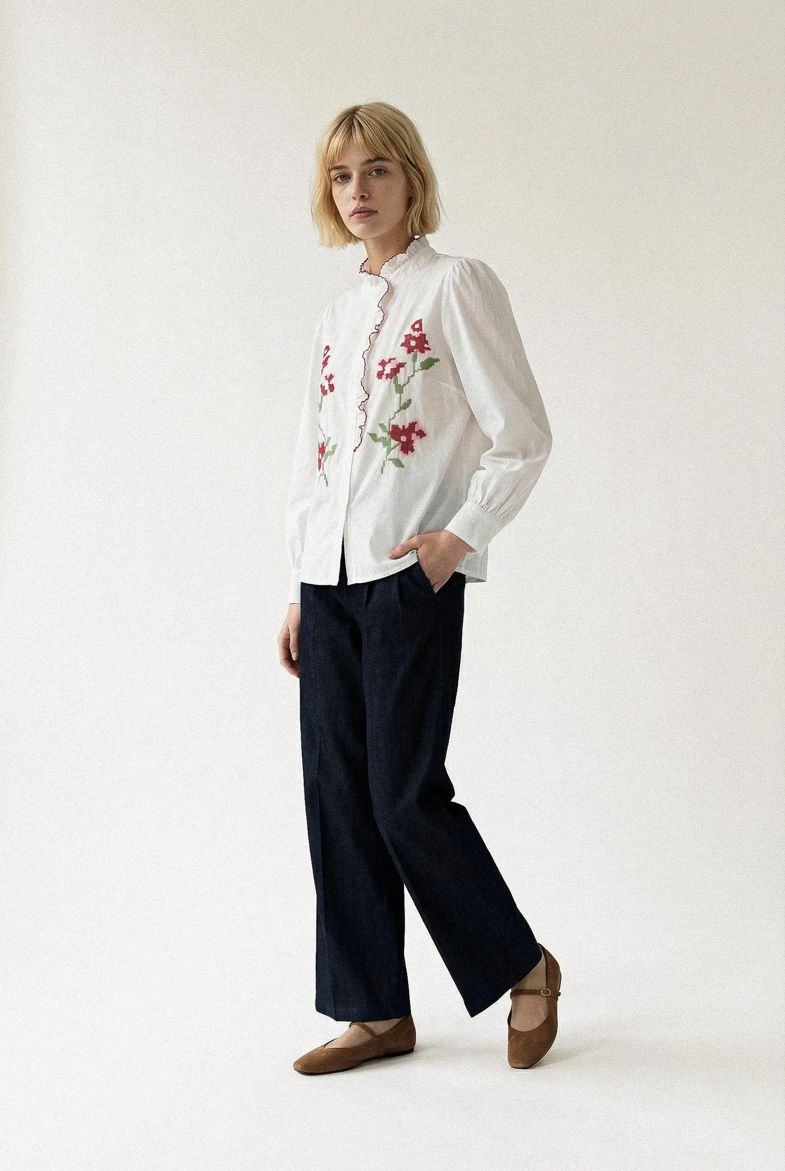 CHEMISE BRODÉE PAULINE Not specified