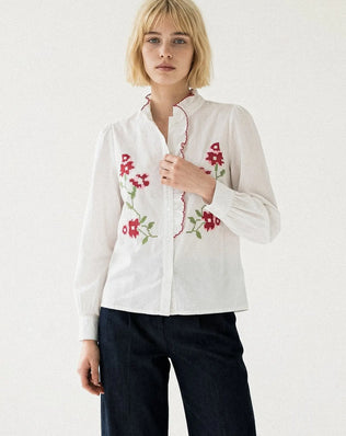 CHEMISE BRODÉE PAULINE Not specified