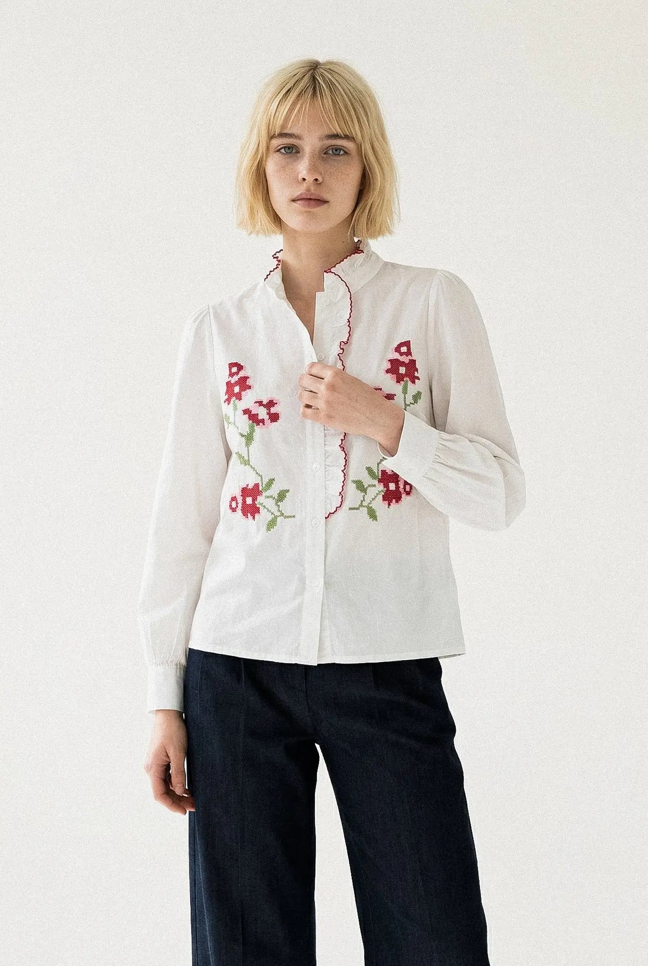 CHEMISE BRODÉE PAULINE Not specified