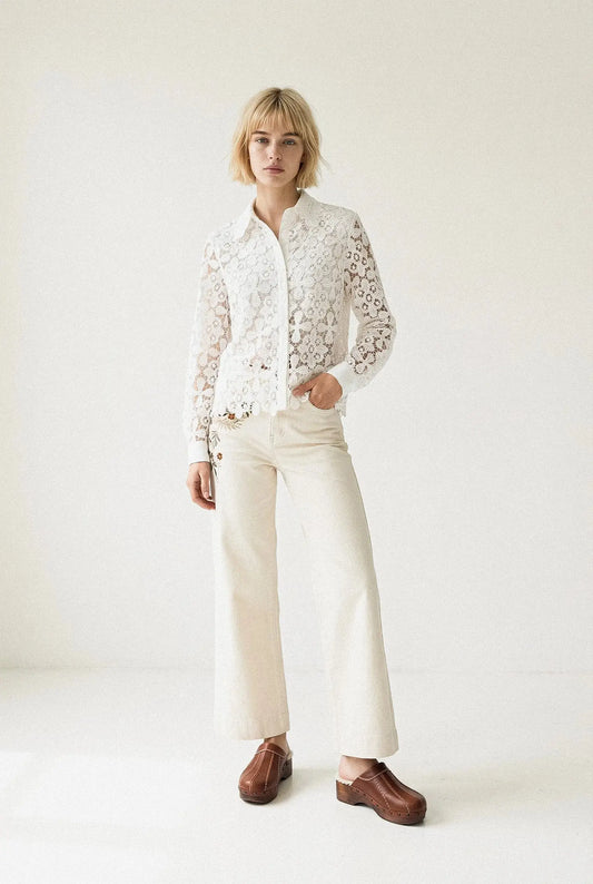 CHEMISE DENTELLE ALMA Not specified