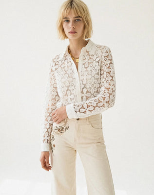 CHEMISE DENTELLE ALMA Not specified