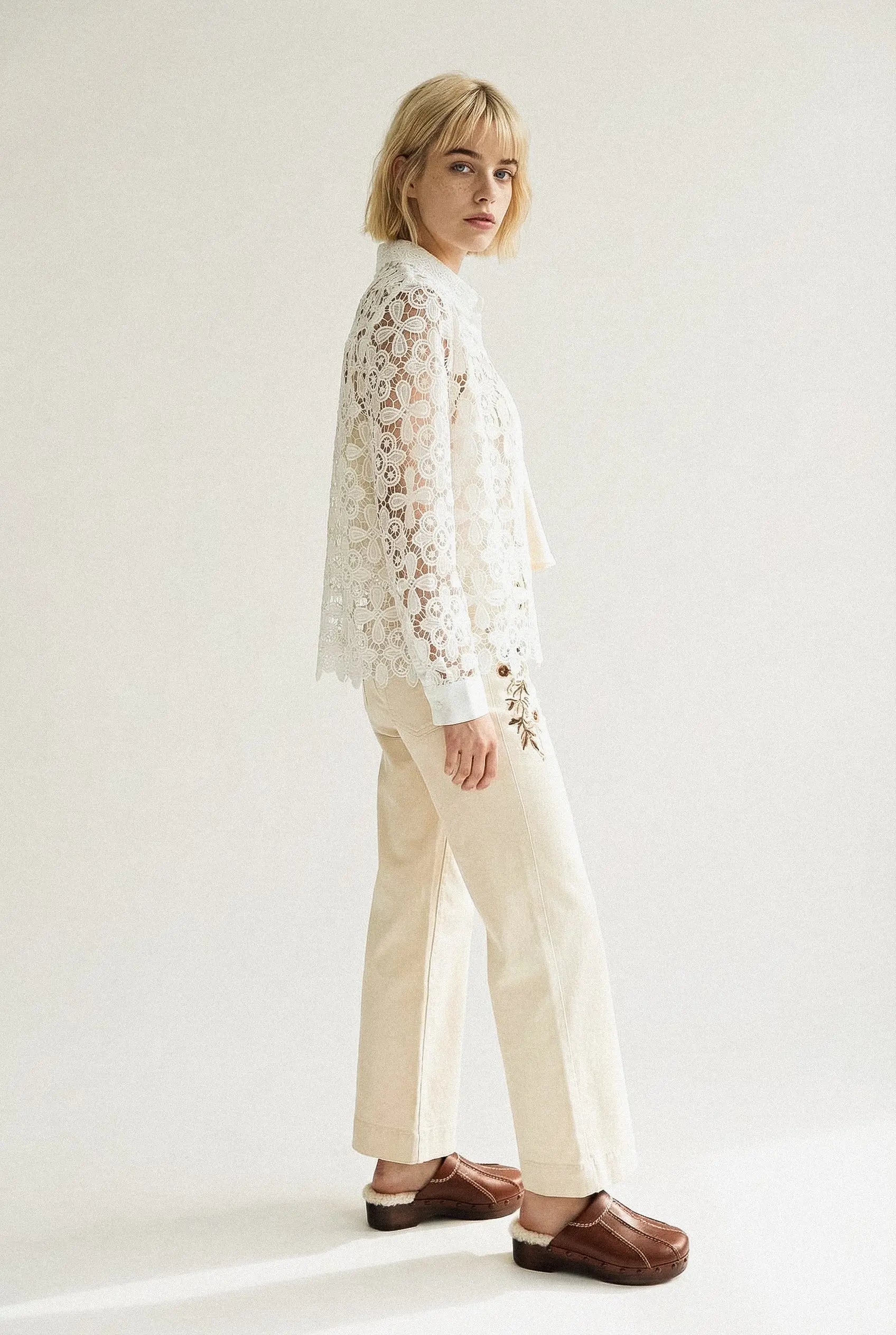 CHEMISE DENTELLE ALMA Not specified