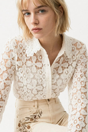 CHEMISE DENTELLE ALMA Not specified