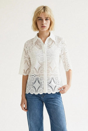 CHEMISE DENTELLE ROSE Not specified
