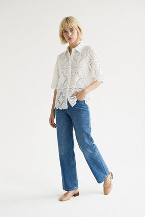 CHEMISE DENTELLE ROSE Not specified