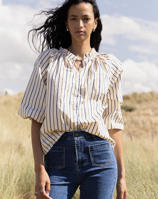 CHEMISE RAYÉE COTON ANNA Not specified