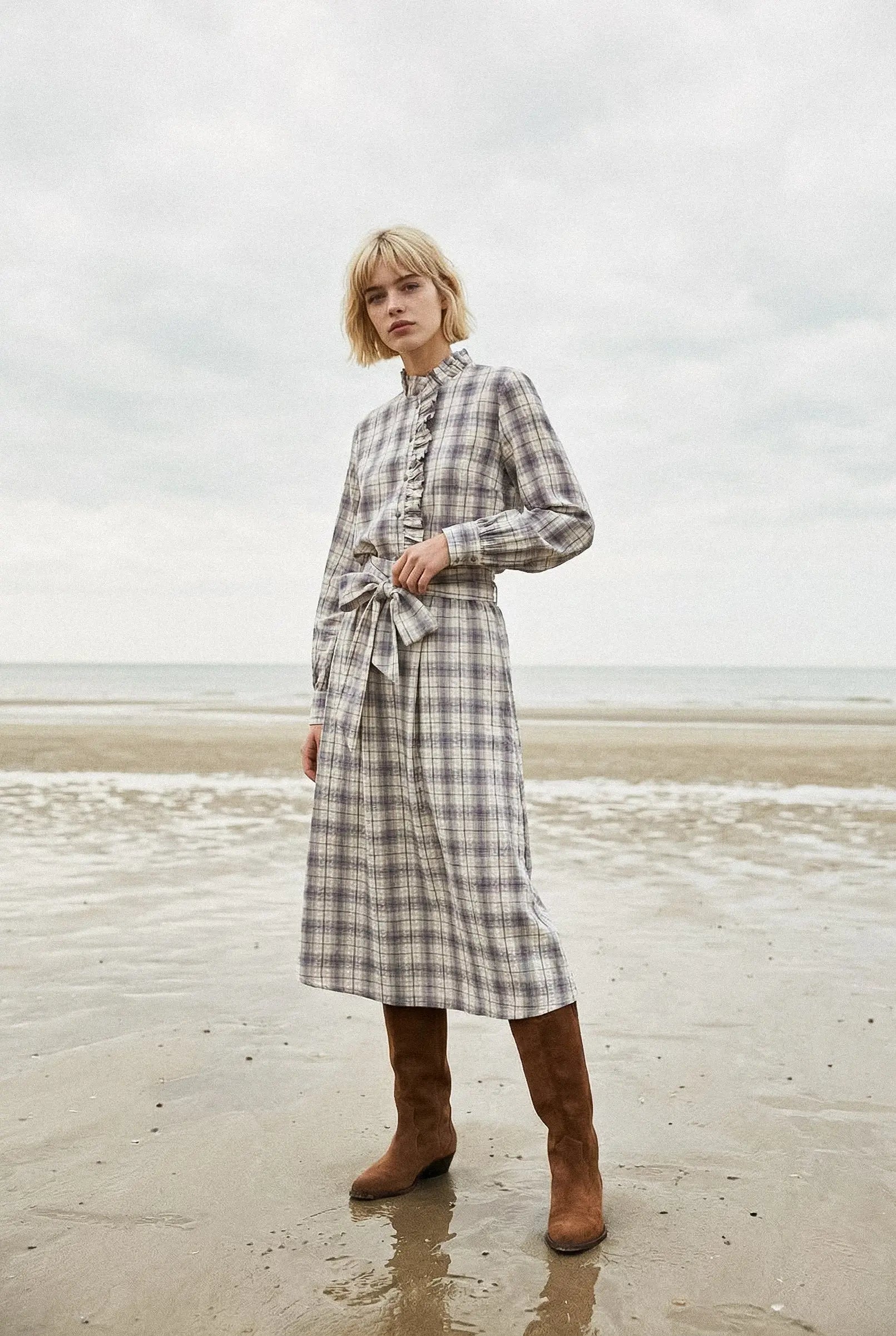 CHEMISIER À CARREAUX AGATHE Not specified