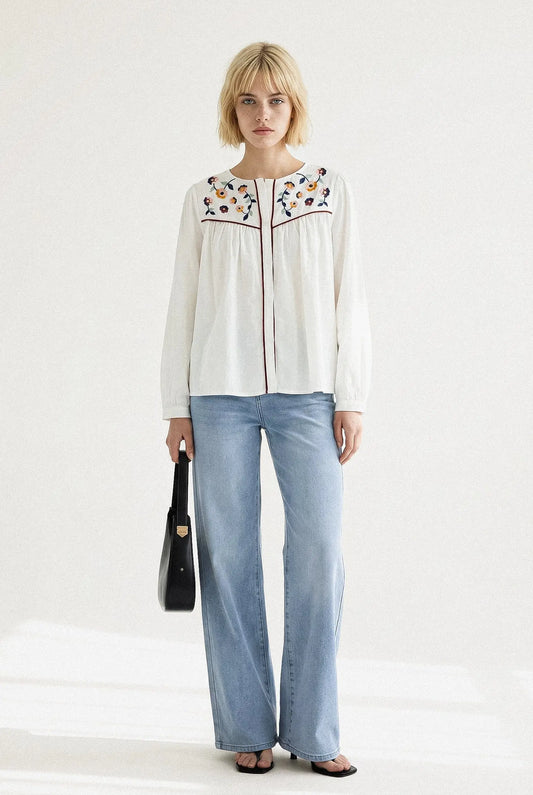 CHEMISIER BRODERIE ÉLISE Not specified