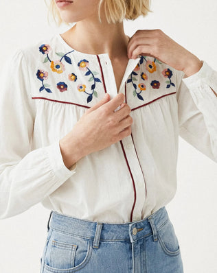CHEMISIER BRODERIE ÉLISE Not specified