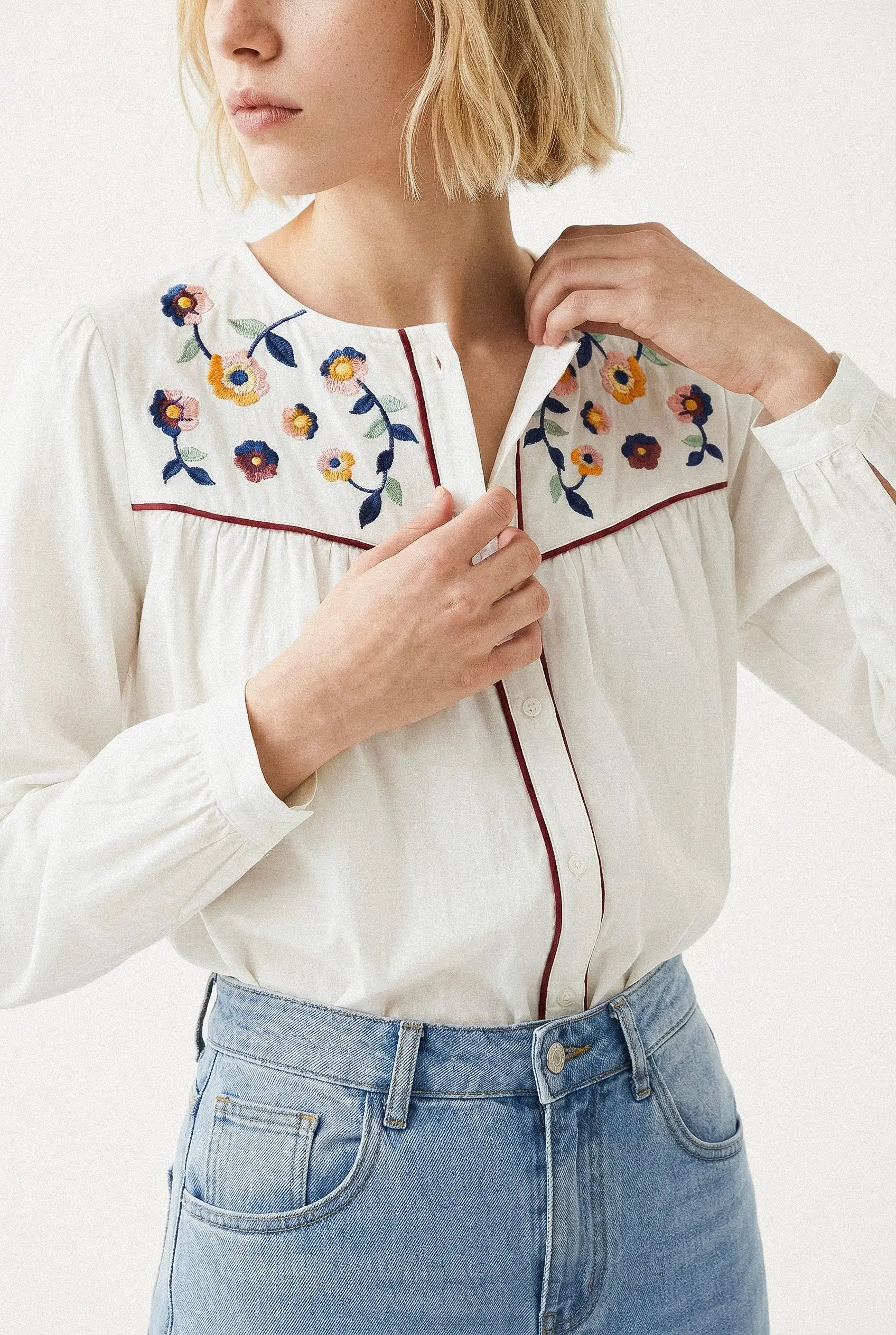 CHEMISIER BRODERIE ÉLISE Not specified