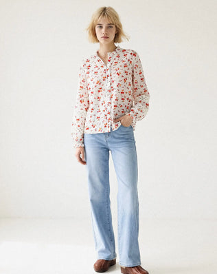 CHEMISIER IMPRIMÉE FLEURIE ÉMMA Not specified