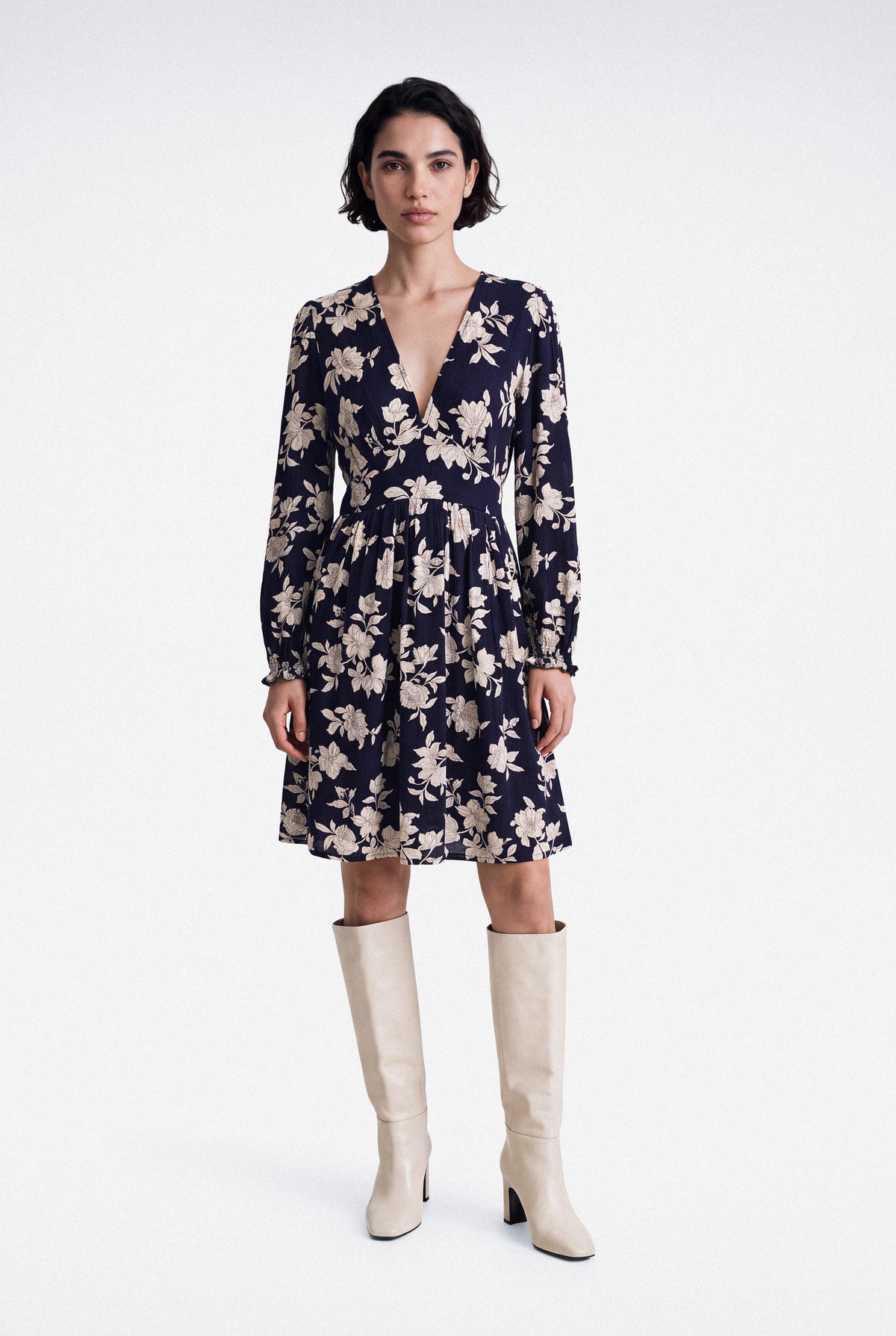 Robe Amélie, marine