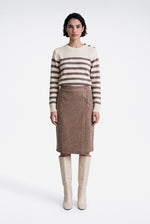 Pull Mireille, taupe