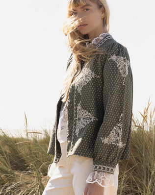 GILET BRODÉ LINA Not specified