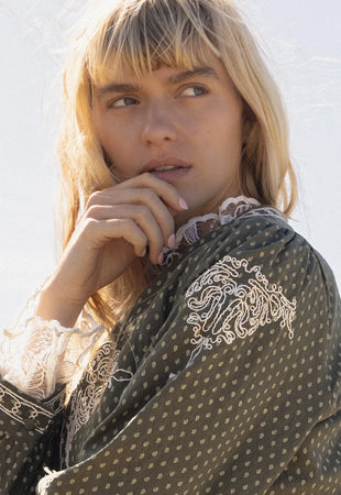 GILET BRODÉ LINA Not specified