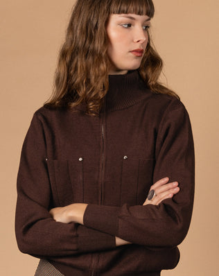 HAUT ZIPPÉ COL MONTANT Not specified