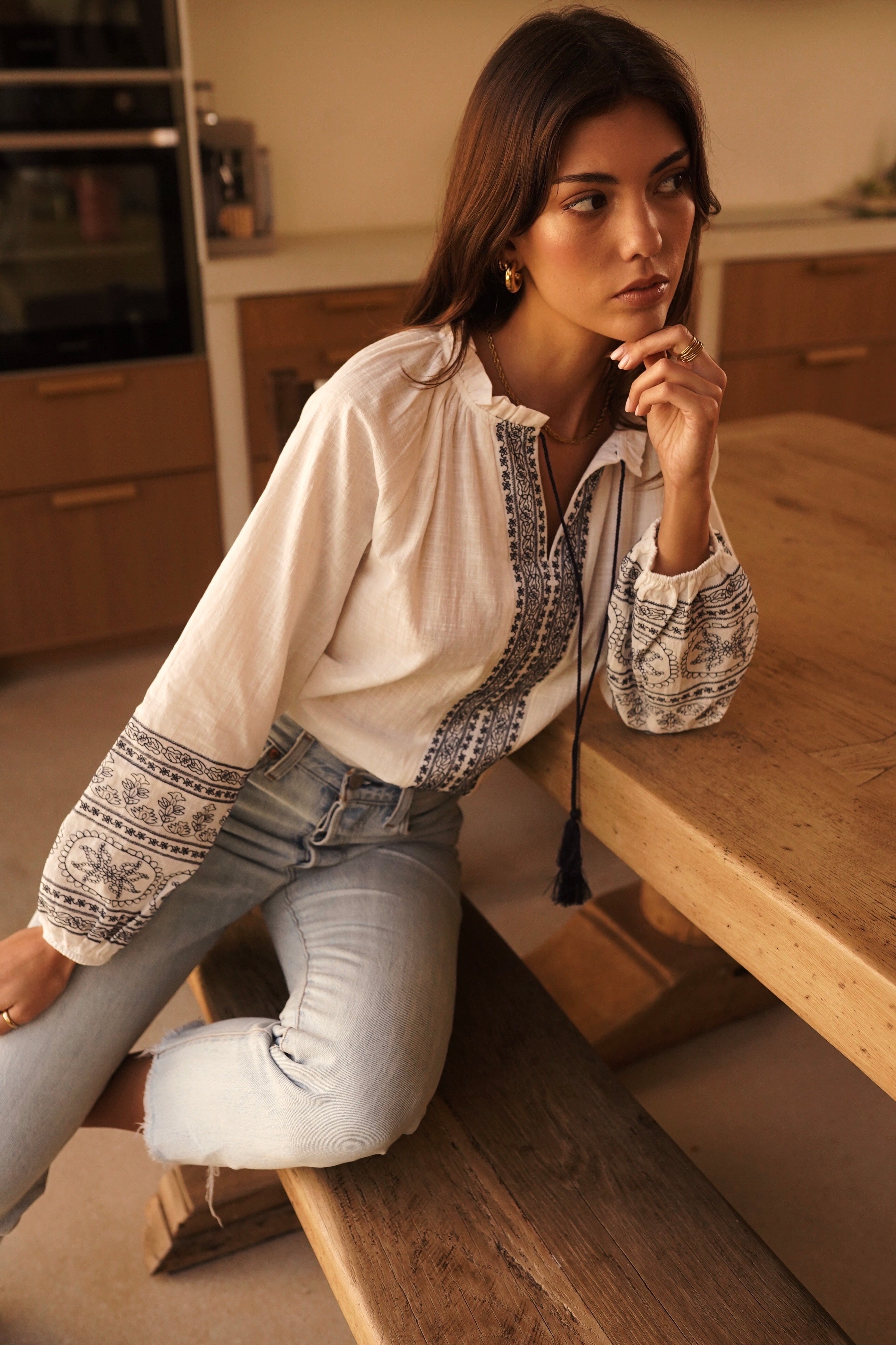 BLOUSE Q3005 RDG